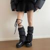 Women's Fashion Leg Warmers Winter Warm Long Leg Socks Sweet Students Girls 90s Boot Socks Party Casual Streetwear