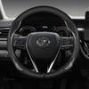 AACT1 Car Steering Wheel Cover Non-Slip 38cm 15" Leather For Corolla CH-R Camry Rav4 Auris Prius Yalis Avensis Auto Accessories