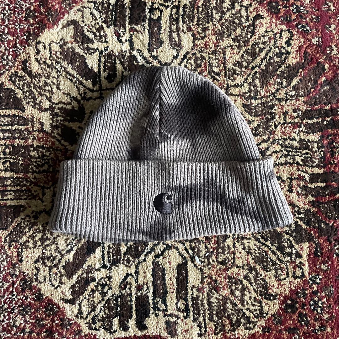 Used Carhartt WIP VISTA BEANIE tie dye knit beanie
