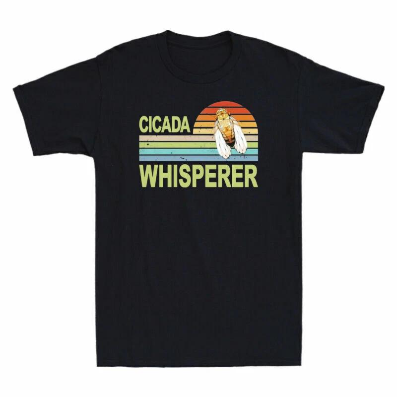 Parasitism Cicada Whisperer Funny Insect Graphic Vintage Men s T-Shirt XXL