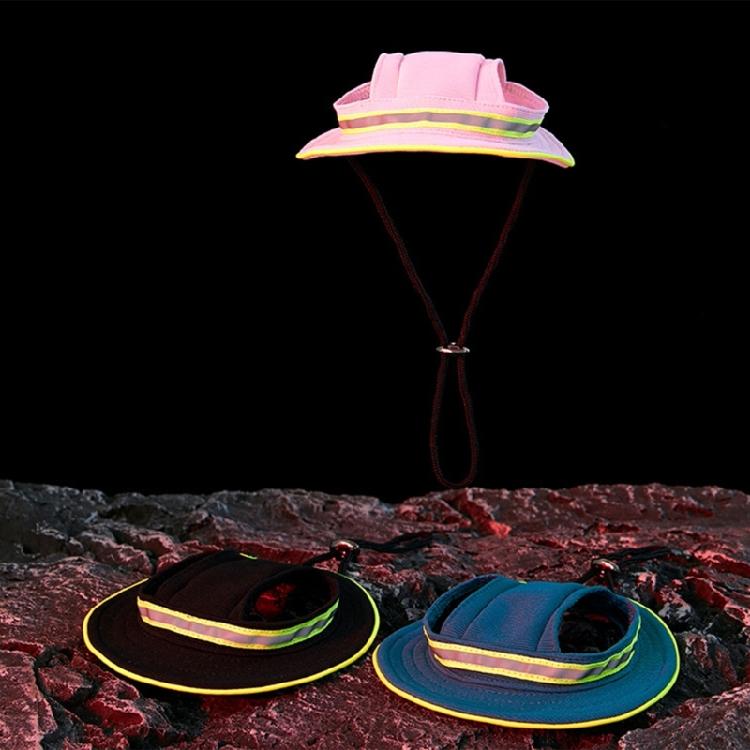 Pet Safety Hat Breathable Night Adventure Puppy Reflective Cap Cat Soft Headwear