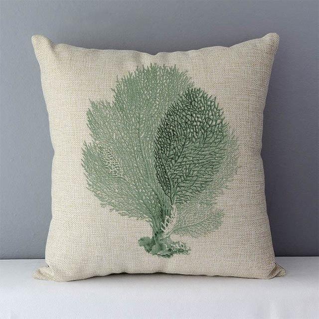 Colorful Plants Life Trees Printed Cushion For Couch Seat Back Cushions Home Decorative Pillows 45X45Cm