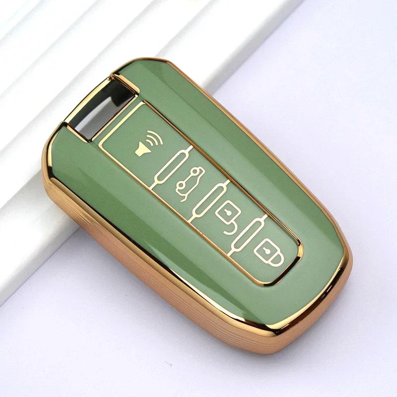Soft TPU Smart Car Key Case Cover For Ssangyong Korando C Rexton W Ssangyong Actyon Kyron Rodius Tivolan Shell Fob Holder