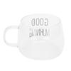 Coffee Cup Transparent Borosilicate Glass Mug with Handle for Milk Tea Cocktail Beverage