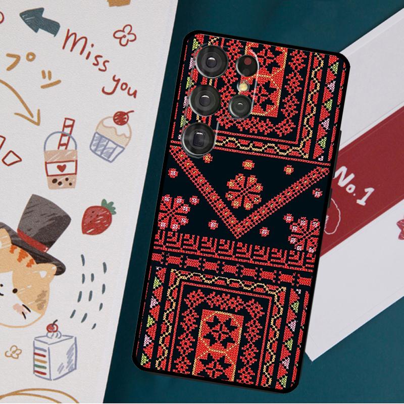 

Чехол с вышивкой цветов для Samsung Galaxy S23 S21 S22 Ultra Plus S20 FE Note 20 Note 10 S8 S9 S10 Plus Galaxy S23