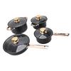 Cookware Set Anti Stick Good Heat Conductivity Stainless Steel Maifan Stone Coating Frying Pan Milk