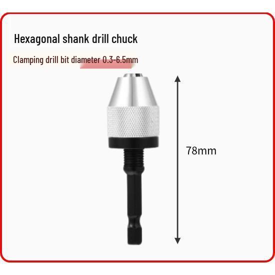 Hex Shank Drill Chuck Adapter for Electric & Pneumatic Screwdrivers