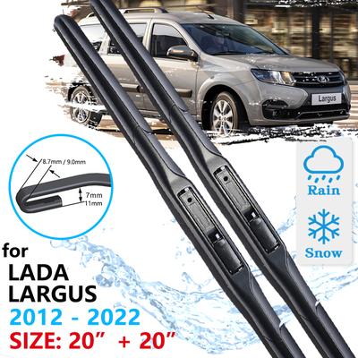 Auto-Frontwischerblatt für Lada Largus Dacia Logan MCV 2012 ~ 2022 Windschutzscheiben-Scheibenwischer Autozubehör