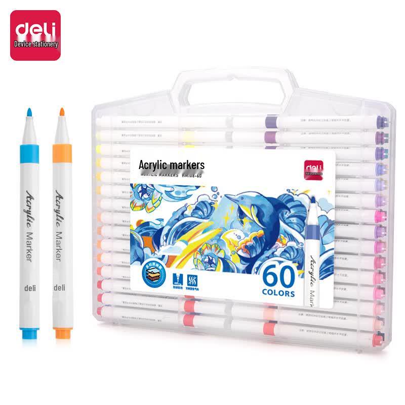 Deli HM108 Acrylic Marker Pen Set