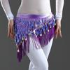 Women Show Costumes Sequins Hip Scarf Dancer Skirt Waist Chain Belly Dance Belt