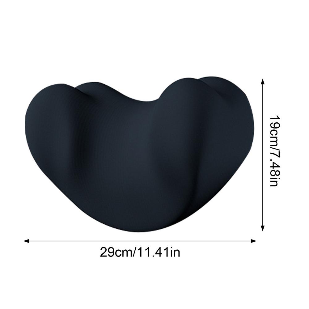 

Подушка для шеи в автомобильном сиденье, эргономичная подушка-подголовник в форме сердца для автомобиля, дышащая подушка-подголовник для дальних поездок для грузовиков и внедорожников синий