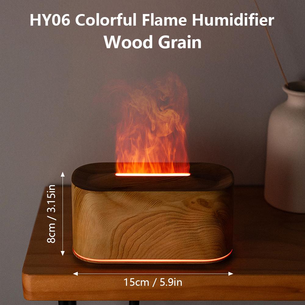 

Multi-functional Simulated Flame Aromatherapy Diffuser SALE Essential Oil Diffuser Ultrasonic Air Humidification and Quite