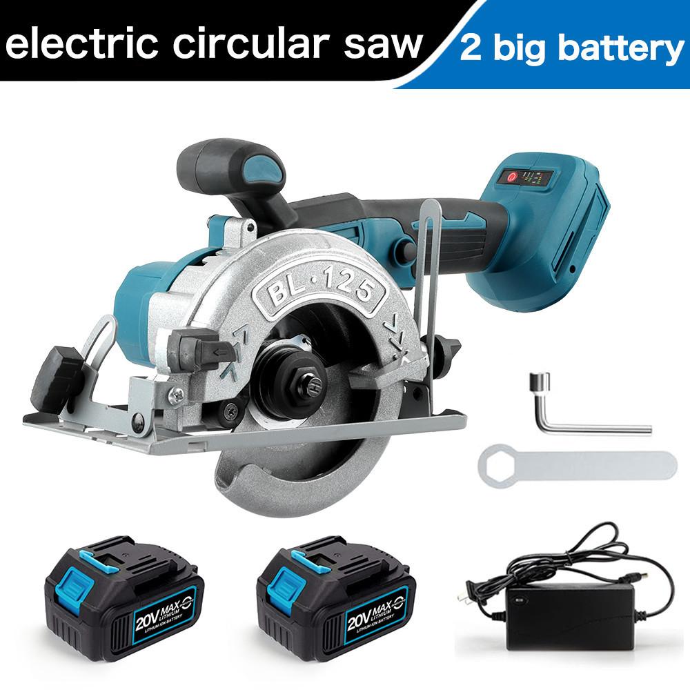 6500r/min Handheld Woodworking Tool Brushless Circular Saw Cordless Portable Electric Saw Adjustable Wood Cuttiing Machine