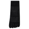 Men's Mid-Calf Five-Toe Cotton Socks - Spring/Summer, Sweat-Wicking, Deodorizing, Solid Color, Seamless, Long, Mesh, Sports, Split-Toe.