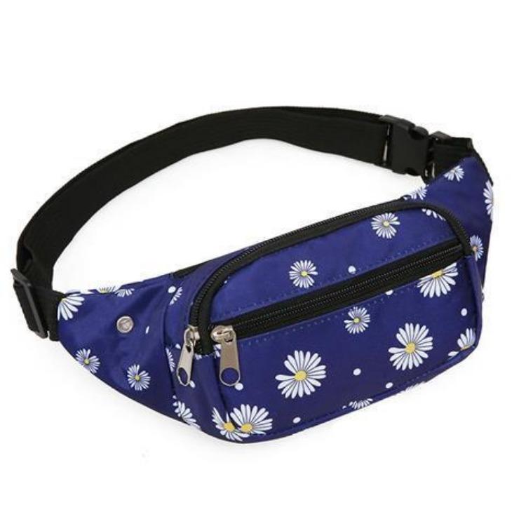 Crossbody Waist Bag for Women's Large Capacity Oxford Cloth Wear-resistant Multifunctional Casual Waist Bag