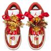 Jordan Air Jordan 1 Slip Resistant Abrasion Resistant Low Top Vintage Basketball Shoes Women's Red White FJ3465-160(Team1302-)