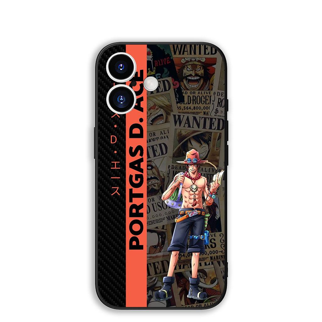 

for Samsung Galaxy Note 20 Ultra 10 8 9 S10 Plus Lite S8 A70 A24 A25 A21S A37 A57 A51 A7 Case Portgas D Ace One Pieces Luffy Galaxy Note20 Ultra