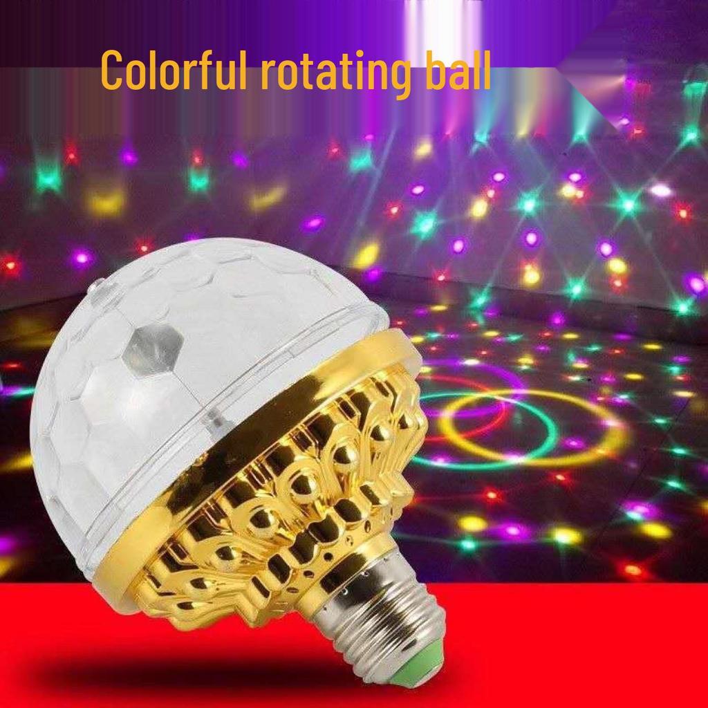 LED Rotating Magic Ball Light: Multi-Color Home, Stage & Festival Decor