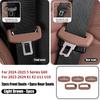 Front Rear Car Seat Belt Buckle Clip Protector Silicone Seat Belt Cover Interior Accessories For BMW 5 Series G60 X1 X2 U10 U11