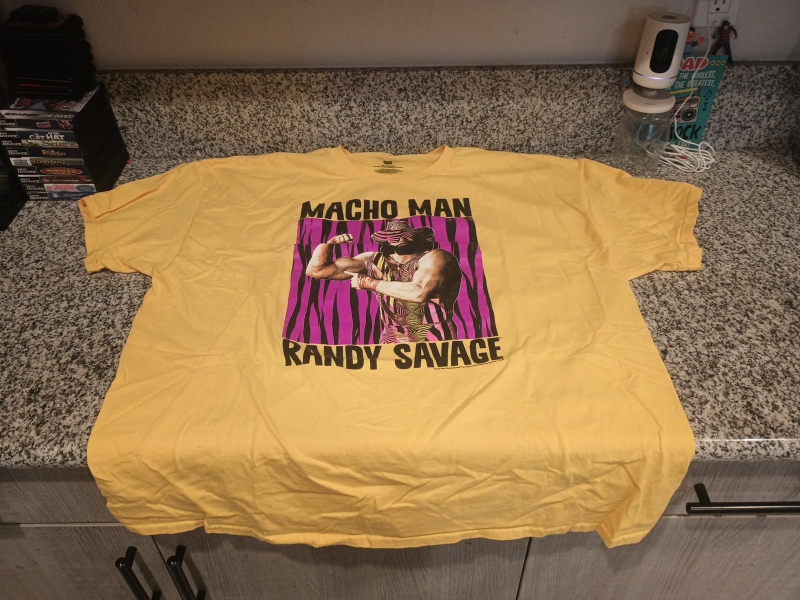 Randy Savage Macho Man Graphic Shirt Sz XXXL XXL