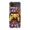 Phone Cover For Samsung Galaxy Z Flip 7 6 5 4 Case Transparent For Samsung Z Flip 3 Hard PC Foldable Bag Game Controller Graphic