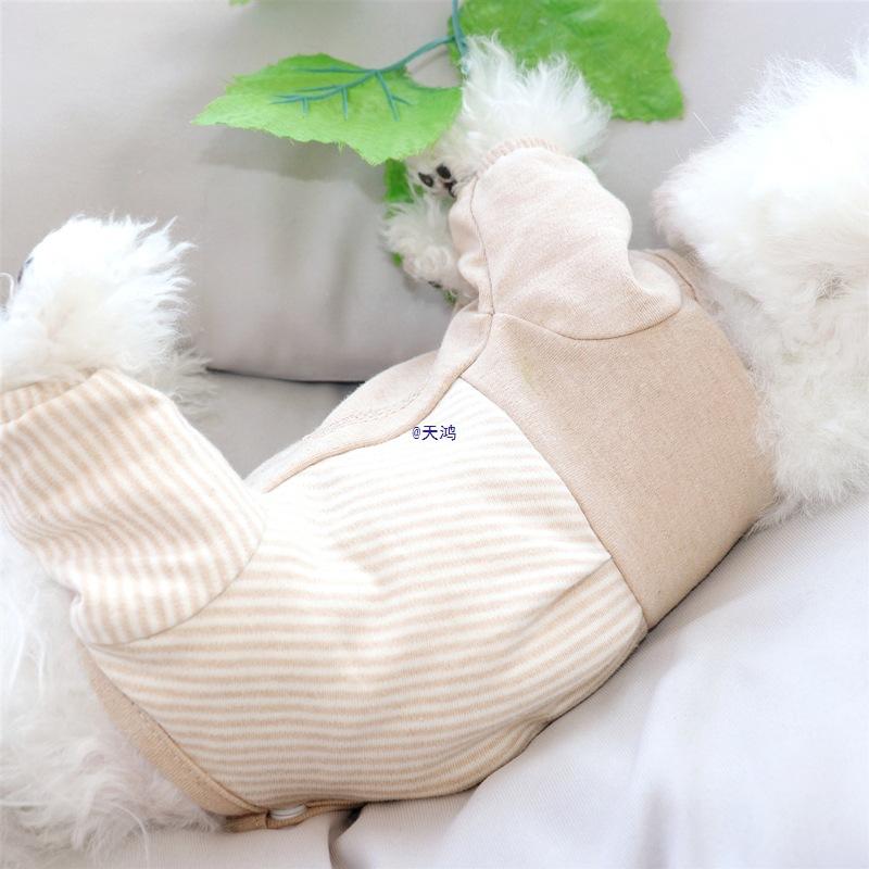 Belly Protection Small Dog Clothes Autumn Winter Teddy Bichon Pomeranian Cat Small Dog Pet Four-Legged Winter Belly Wrap