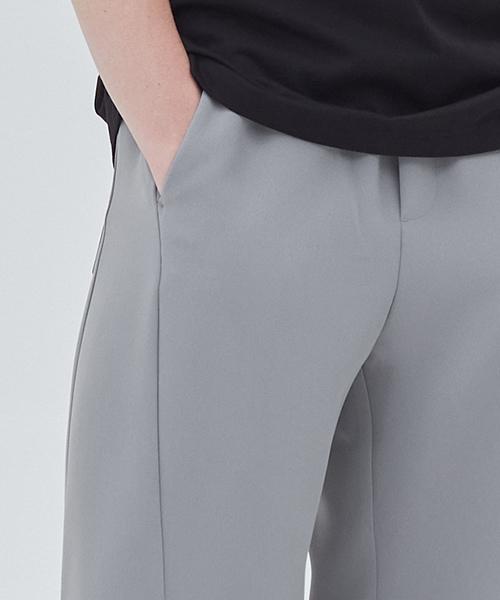 SEVENSELAH Hubis Semi-Curved Slacks Blue Gray