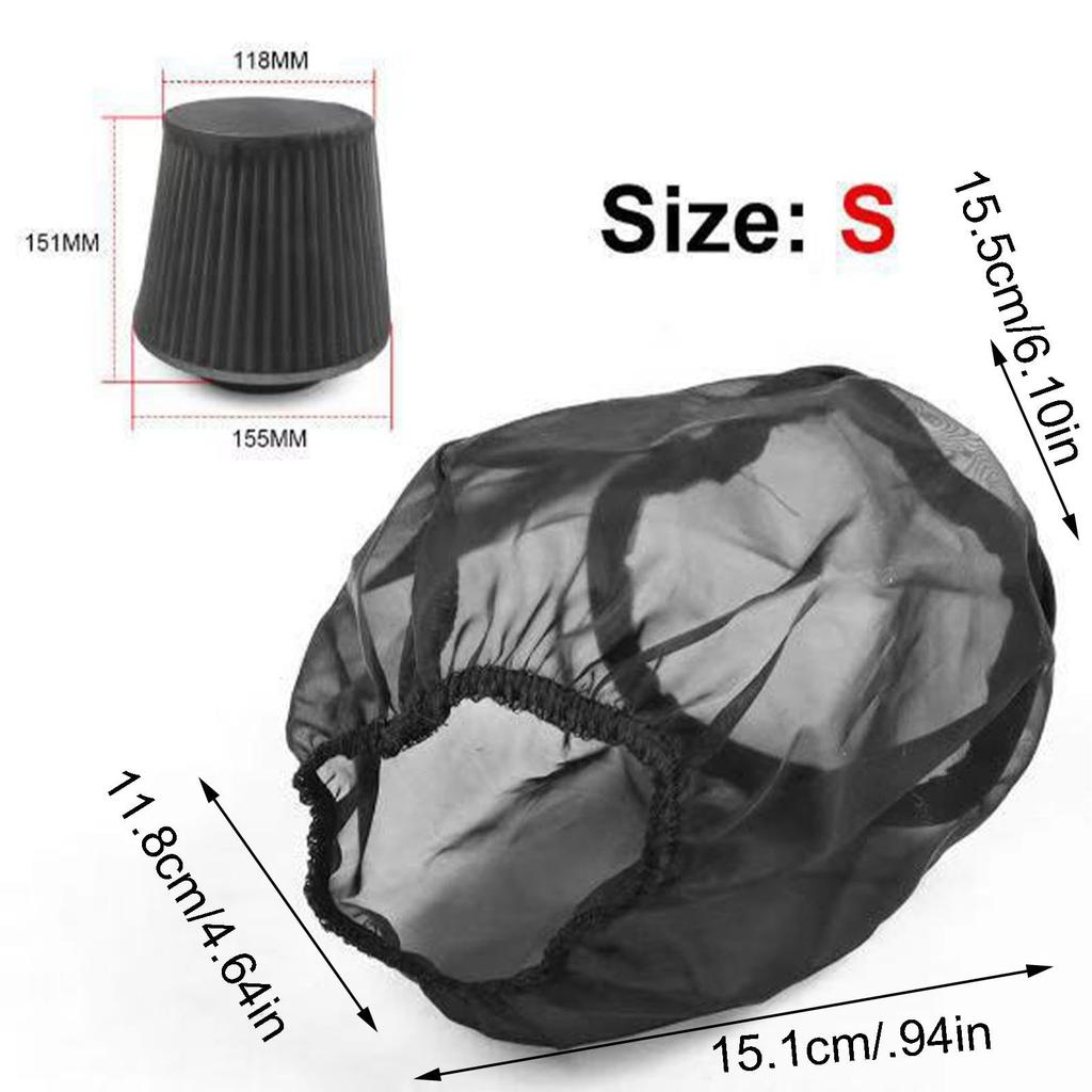 Cold Air Intake Cover, Air Filter Protective Cover | Dustproof Air Filter Wrap for Waterproof Rain Socks, Intake Filters
