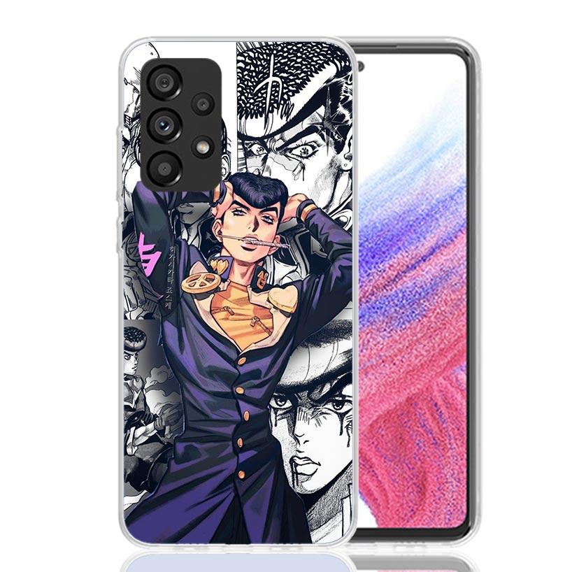 

JoJo Adventure Higashikata Josuke Phone Case For Samsung Galaxy A52 A42 A32 A22 A12 A02S A72 A51 A41 A31 A21S A50S A71 A40 A30S Samsung A50