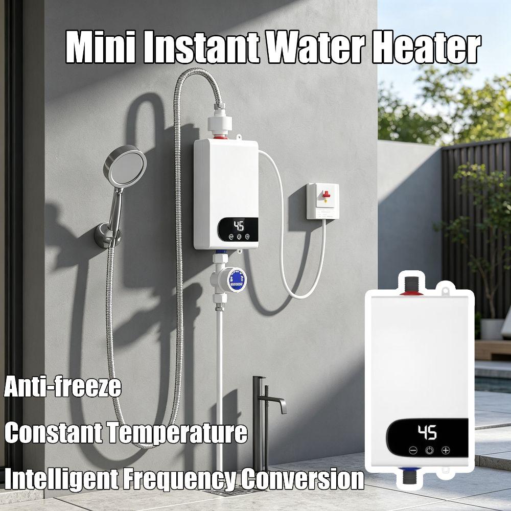 Constant Temperature Instant Hot Water Heater Mini Instant Water Heater  Bathroom Shower Heater