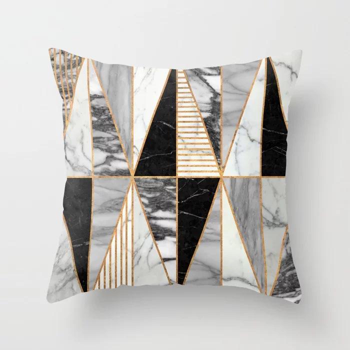 New Modern Minimalist Geometric Printed Pillowcase Home Sofa Cushion Pillowcase