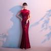 Banquet Evening Dress Dress Women's 1011 New Temperament Sequined Aura Queen Annual Meeting Host Long Fishtail Thin
