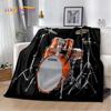 Kit de tambor musical, conjunto de instrumentos, cobertor de pelúcia macio, cobertor de flanela, cobertor para sala de estar, quarto, cama, sofá, piquenique, criança