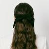 Suede Double Ribbon Hairpin_VH249OHB008M