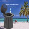 Portable Folding Emergency Toilet Commode for Car
