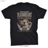 Flashheart Școala de Zbor Tricou Amuzant Inspirat de Blackadder Comedie Retro vintage Spălat Moale bărbat Modă stilată