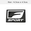 3D Metal F Sport Badge Emblem Decals Car Logo Stickers for Lex/us IS200T IS250 IS300 RX300 CT NX RX GS RX330 RX350 CT200 GX470 IX350
