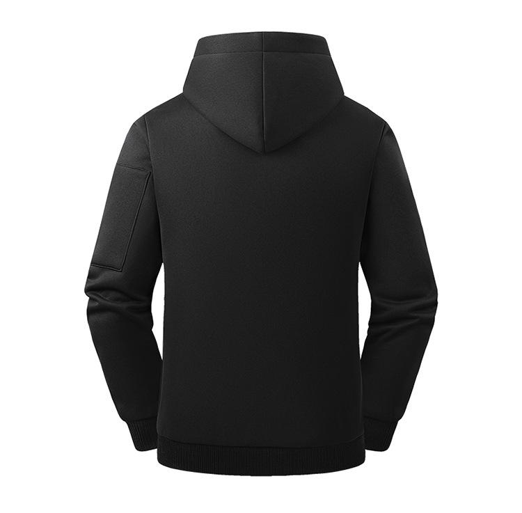 Intelligente Heizkapuzenjacke: Herbst/Winter, 26-Zonen, Reißverschluss-Stil für Damen und Herren
