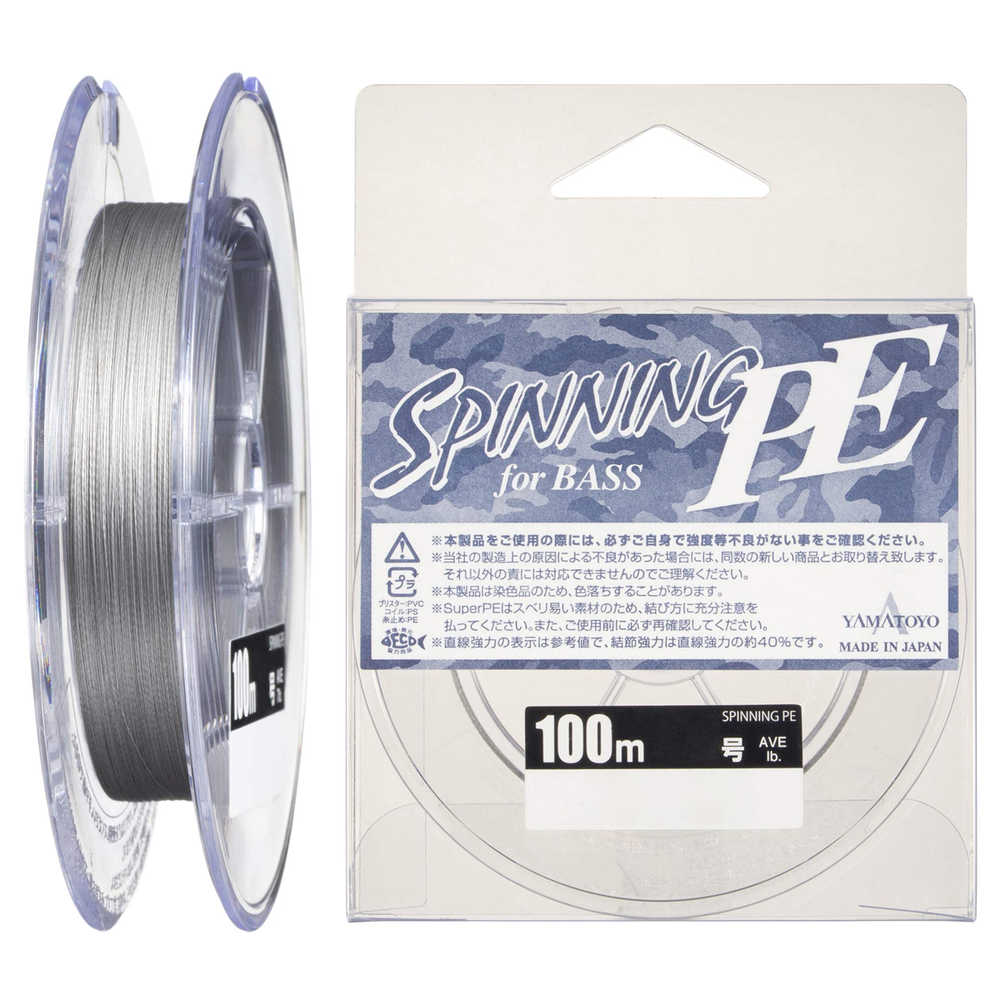 

YAMATOYO PE Line Spinning PE 100m 12lb Gray No. 0.8
