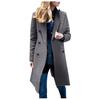 Womens Winter Lapel Wool Coat Trench Jacket Long Overcoat Outwear