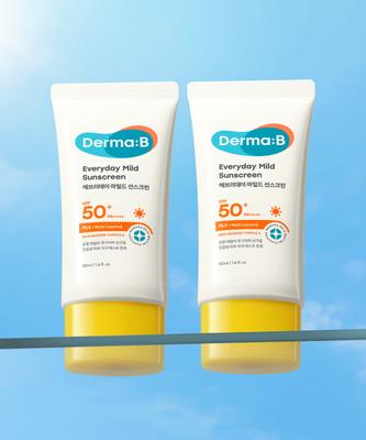 Dermab Everyday Milde Zonnebrandcrème 50ml Spf50+pa++++x 2 Stuks