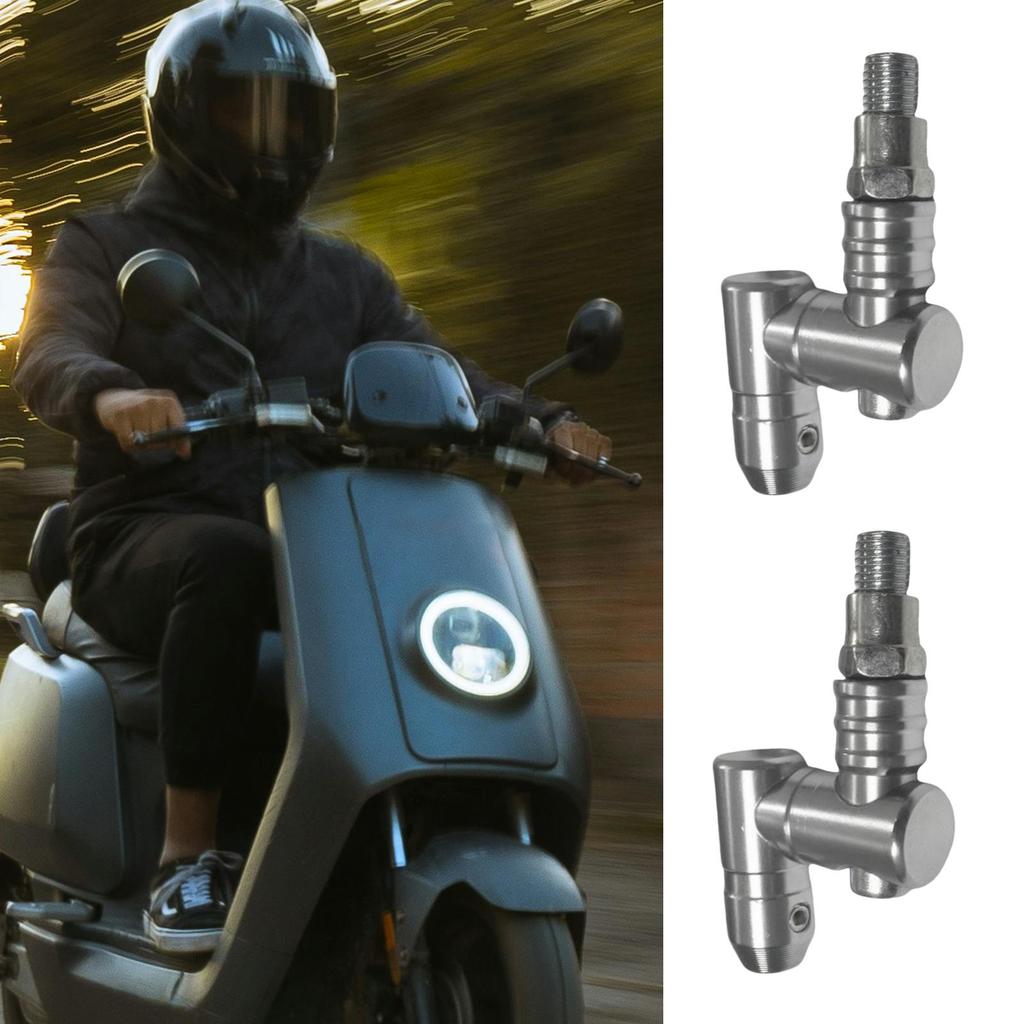 Verstellbare Spiegelverlängerungen Motorrad Rückspiegelhalterung Erhöhungen 2 Stück 360 Grad verstellbare Halterung Ersatz für