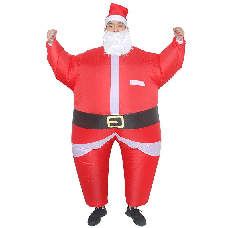 Weihnachtsmann Aufblasbares Rentier Kostüm zum Aufsitzen für Party Events