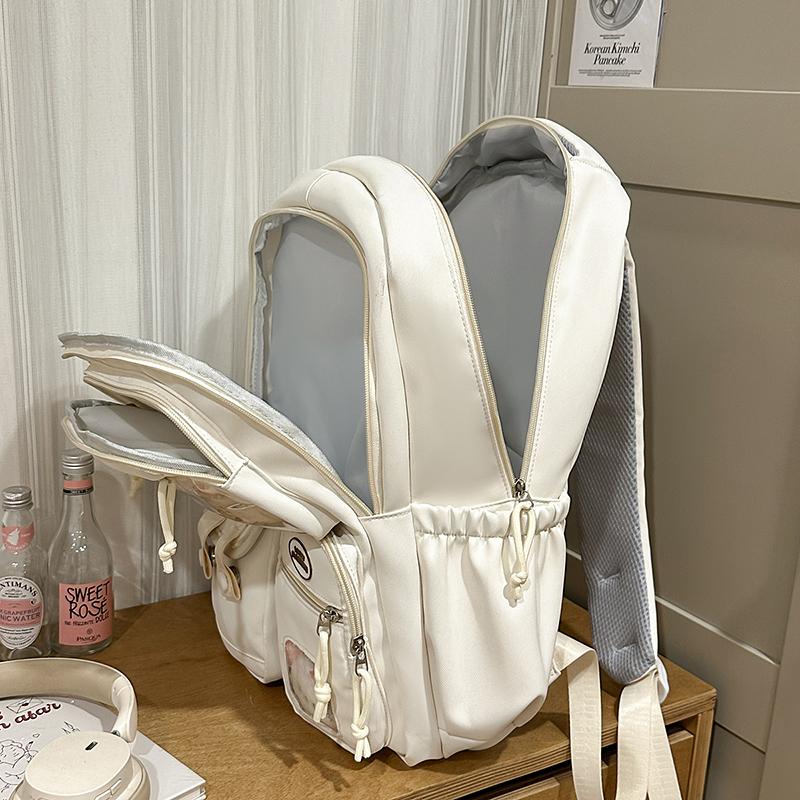 College Style Schoolbag Junior High School Students Lightweight Backpack Commuter Large Capacity Backpack