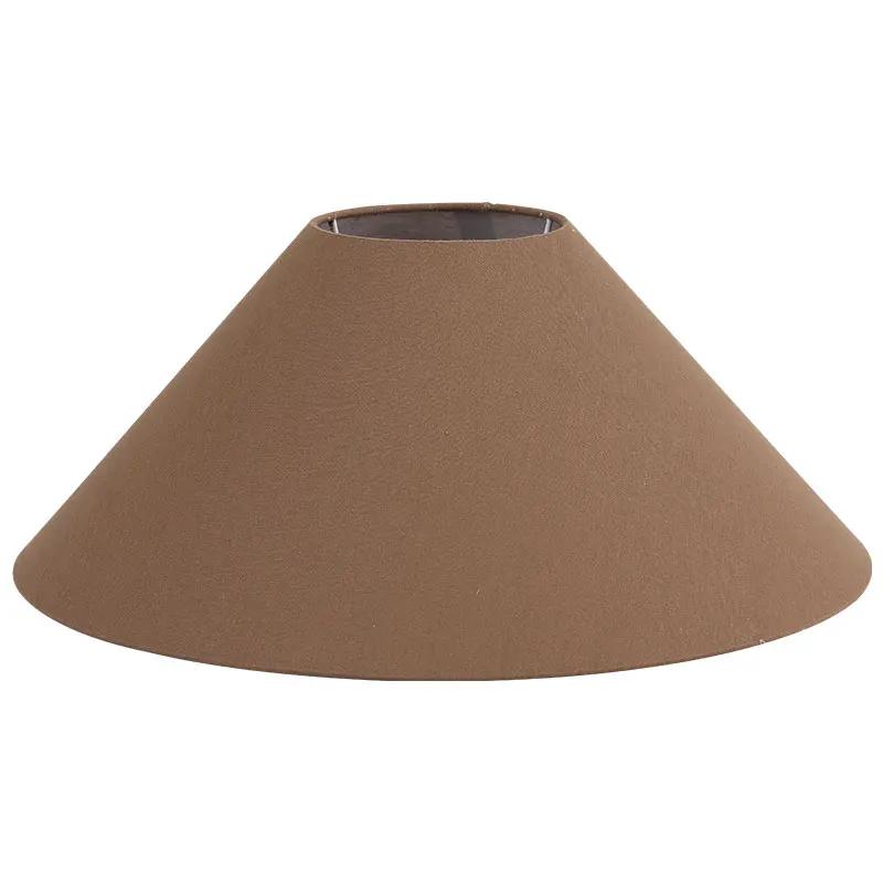 Japanese Zen Rattan Hand Woven Lamp Cover E27 Table Lamp Lampshade Linen Fabric Shell Wabi-Sabi Style Bedside Floor Lamp Shade