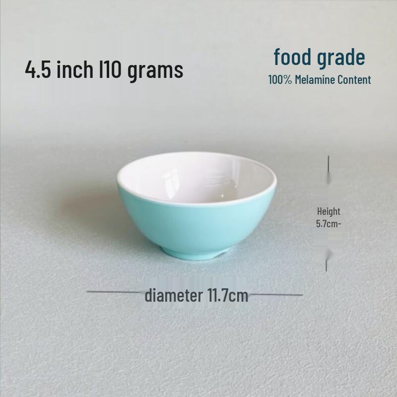 Xiaoyueya A5 Food-Grade Melamine Thickened Raised-Foot Noodle Bowl