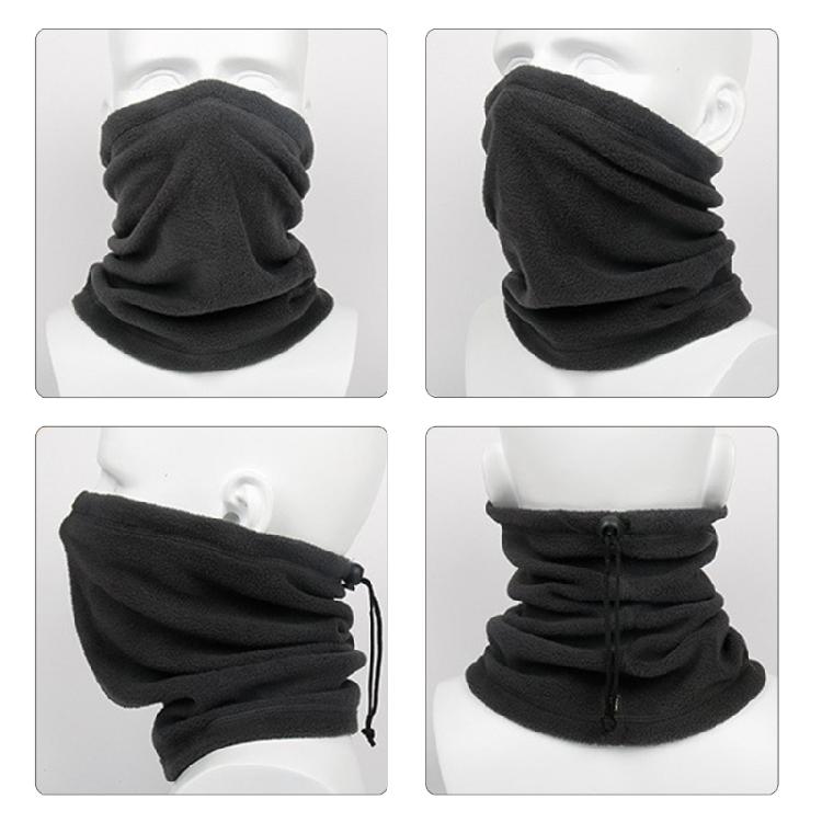 Headwear Neck Gaiter Snood Fleece Tube Ski Scarf Neck Warmer Headbands Breathable Bandanas Face Mask for Outdoor Cycling