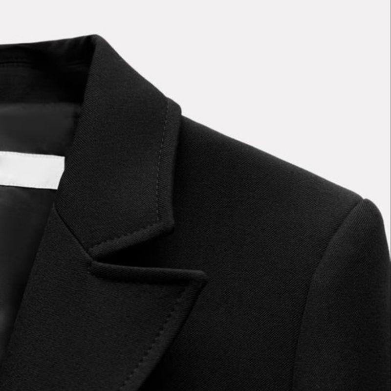 Spring New Women's Clothing Waist-Tight Thin Band Padded Shoulder Silm Suit Outwear 8805707 8805797