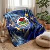 Coperta in Flanella con Stampa Calcio Blackburn Rovers, Coperta Morbida Calda Leggera per Divano Letto Campeggio