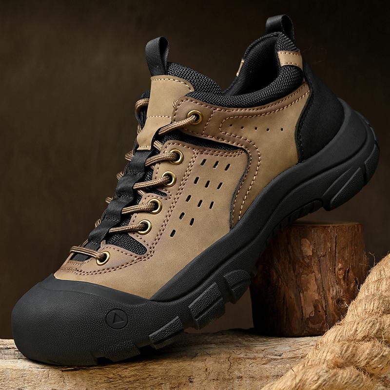 Non Slip Treking Footwear Man Outdoor Sneakers All-match Walking Trainers Travel Climbing Shoes Vintage Style Men Hiking Shoes